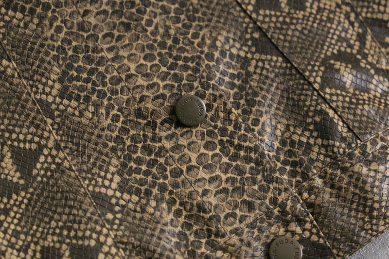 python pattern rubber tracker jacket