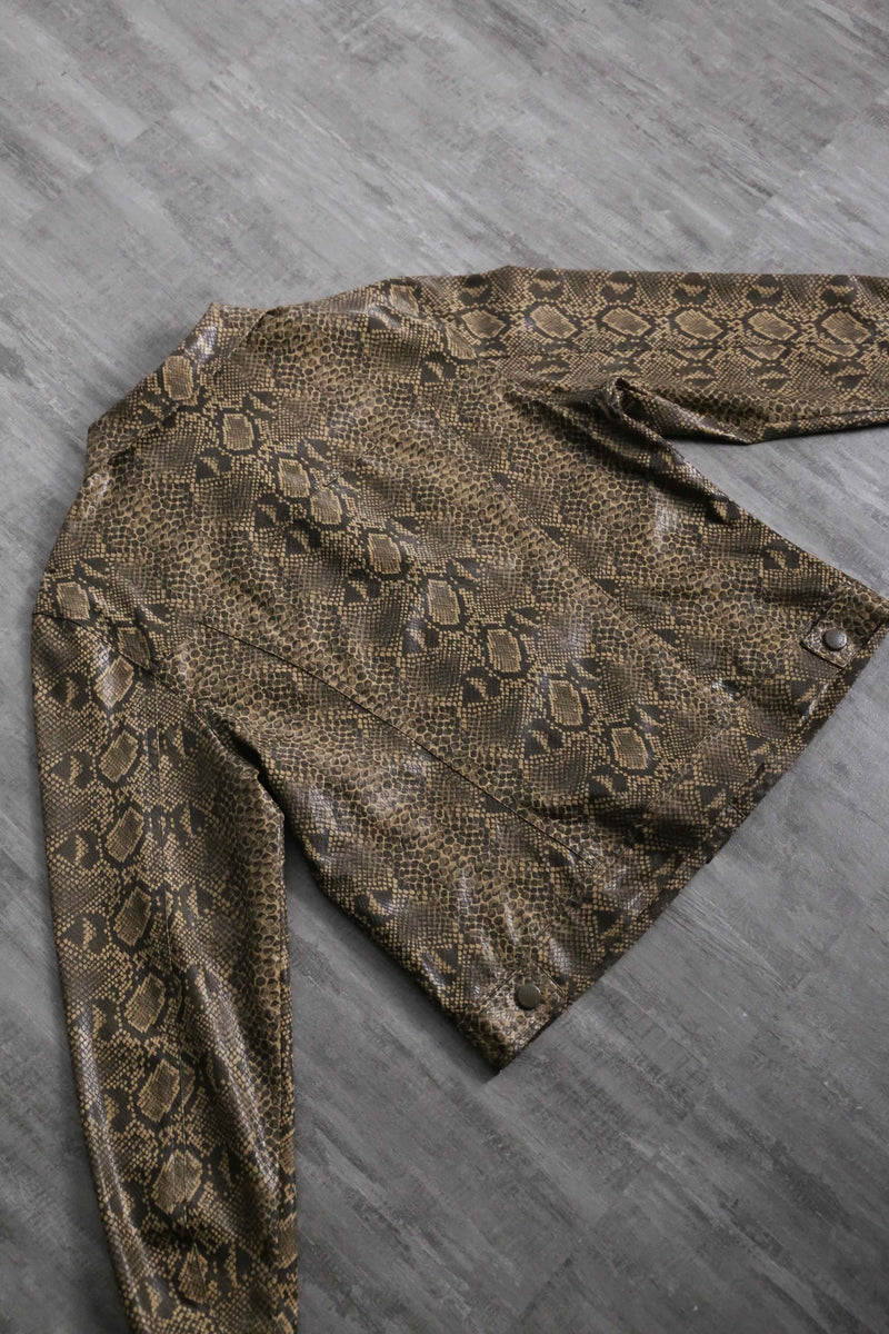 python pattern rubber tracker jacket