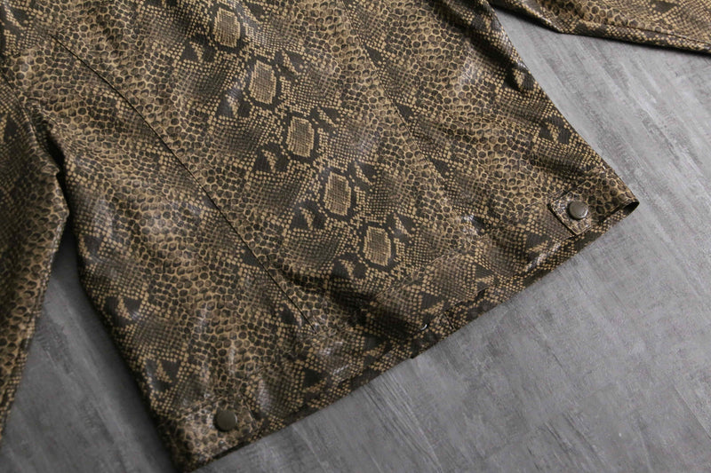 python pattern rubber tracker jacket