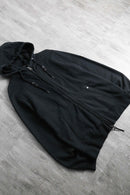 late 1990-00s ARMANI JEANS faux layered double-zip sweat hoodie