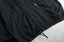 late 1990-00s ARMANI JEANS faux layered double-zip sweat hoodie