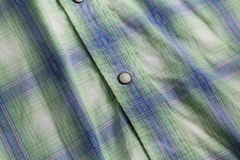 "Polo by Ralph Lauren" ombre check western shirt