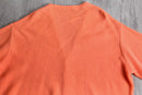 70’s terracotta orange alpaca wool cardigan