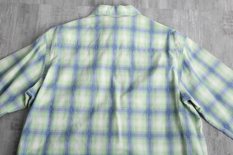 "Polo by Ralph Lauren" ombre check western shirt