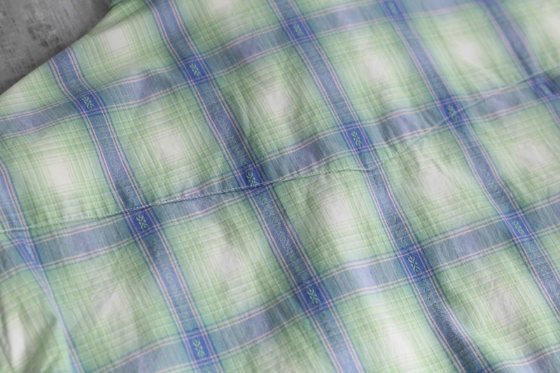 "Polo by Ralph Lauren" ombre check western shirt
