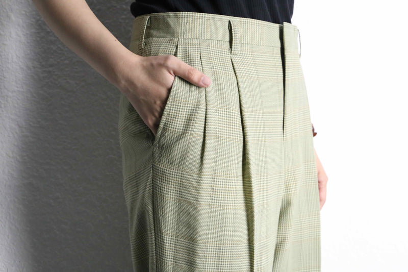 hound check 2tuck slacks