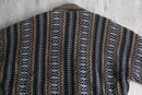 geometric stripe switch design shawl jacket