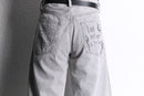 paint design denim pants