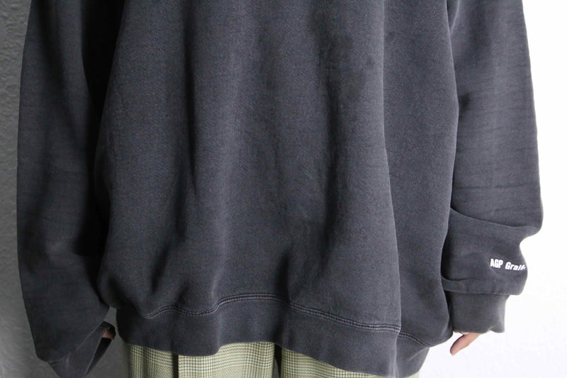 1990's SANTEE gray cotton sweat