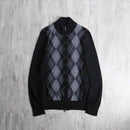 “BANANA REPUBLIC” argyle check drivers knit