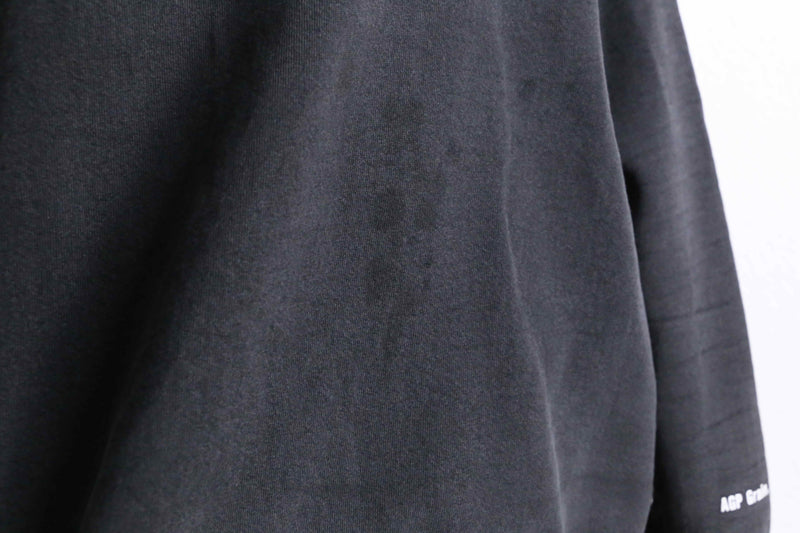 1990's SANTEE gray cotton sweat