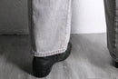 paint design denim pants