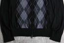 “BANANA REPUBLIC” argyle check drivers knit