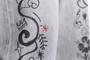 paint design denim pants