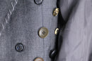 "Re:make" button stitch tailored jacket
