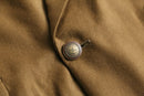 camel brown double-breasted tailored jacket