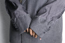 "Re:make" button stitch tailored jacket