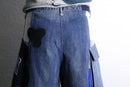 ''Re:make''patchwork design shorts