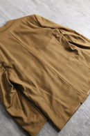 camel brown double-breasted tailored jacket