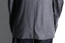 "Re:make" button stitch tailored jacket