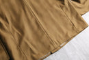 camel brown double-breasted tailored jacket
