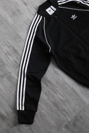 “adidas” monotone track jacket