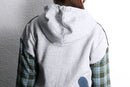 ''Re:make''shirt docking flower zip hoodie
