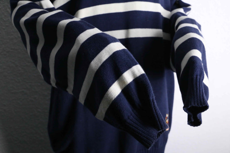 1980's Dior loose border polo knit