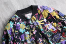 flower zip jaket