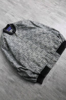 monotone total pattern blouson