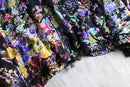 flower zip jaket
