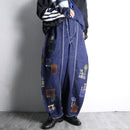 "Re:make" balloon silhouette docking denim pants