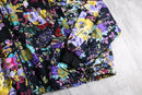 flower zip jaket