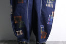 "Re:make" balloon silhouette docking denim pants