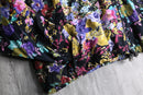 flower zip jaket