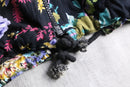flower zip jaket