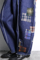 "Re:make" balloon silhouette docking denim pants