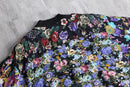 flower zip jaket
