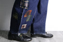 "Re:make" balloon silhouette docking denim pants