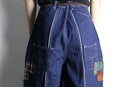 "Re:make" balloon silhouette docking denim pants