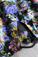 flower zip jaket