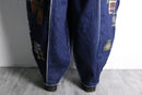 "Re:make" balloon silhouette docking denim pants