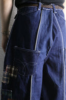 "Re:make" balloon silhouette docking denim pants