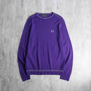 “FRED PERRY” purple wool knit