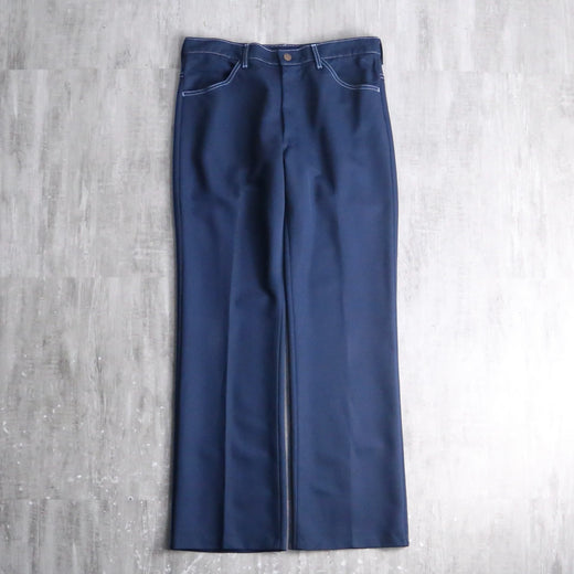 navy stitch pants