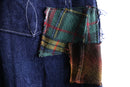 "Re:make" balloon silhouette docking denim pants