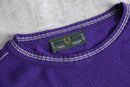 “FRED PERRY” purple wool knit