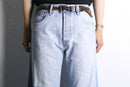 ''Re:make''patchwork design docking flare denim pants