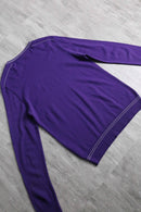 “FRED PERRY” purple wool knit