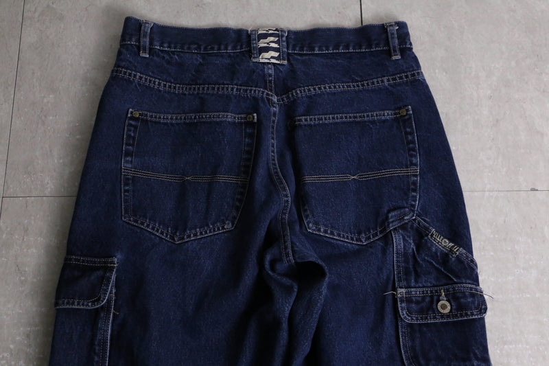 “PELLE PELLE” buggy denim painter pants